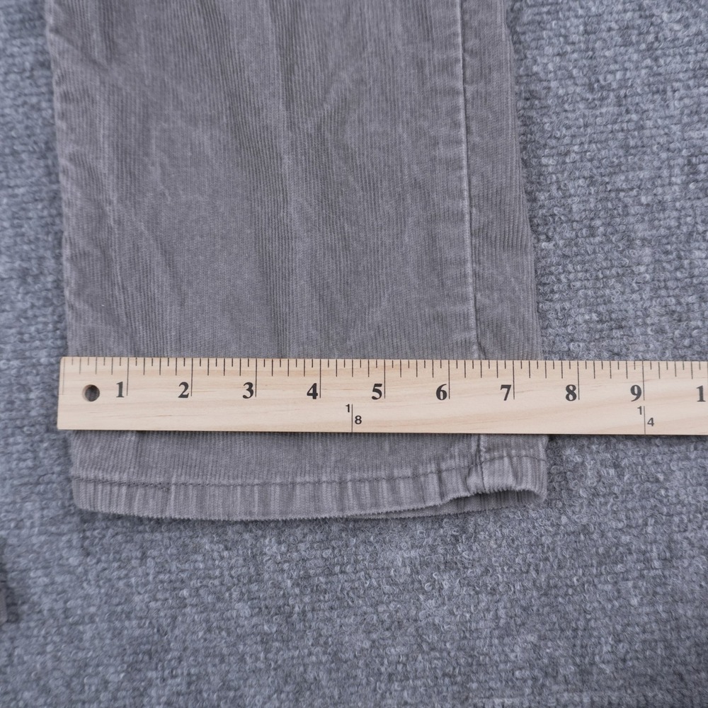 Levi's 511 Slim Fit Pants Mens 36x32 Grey Corduroy Waterless Stretch Trousers - Picture 9 of 10